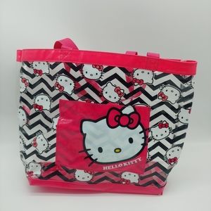 Hello Kitty | Clear Stripe Tote Bag Chevron Bag
